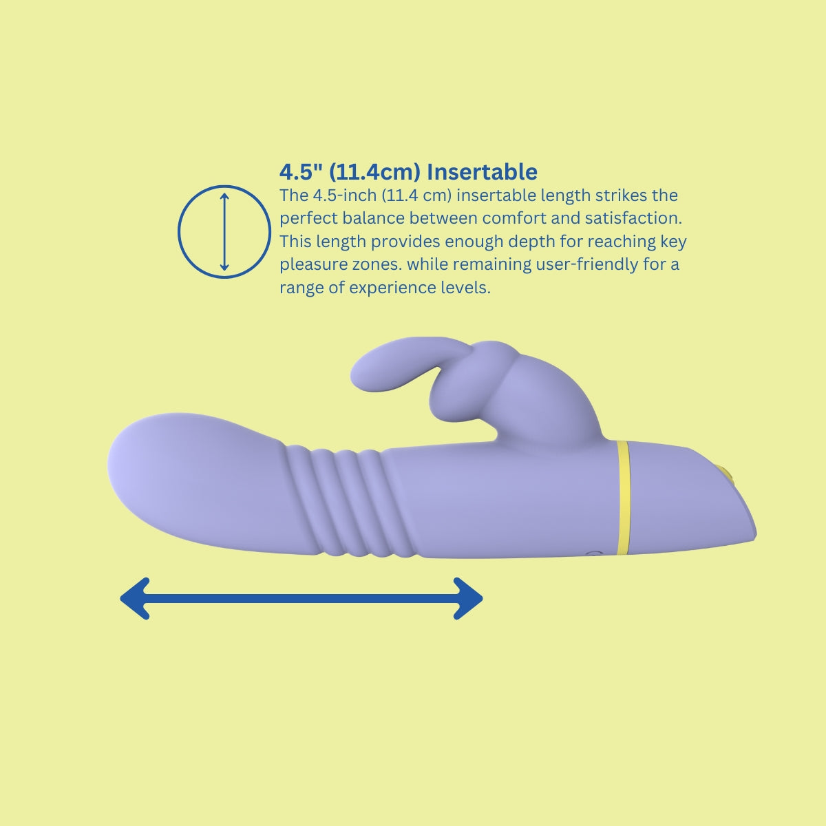 Vibromasseur lapin rechargeable Mina Tide