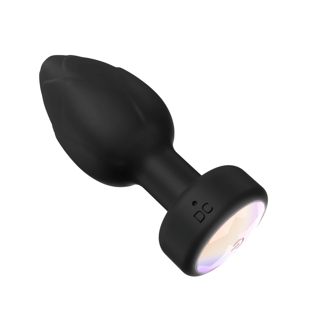 Plug anal vibrant télécommandé Toosh vue inclinée