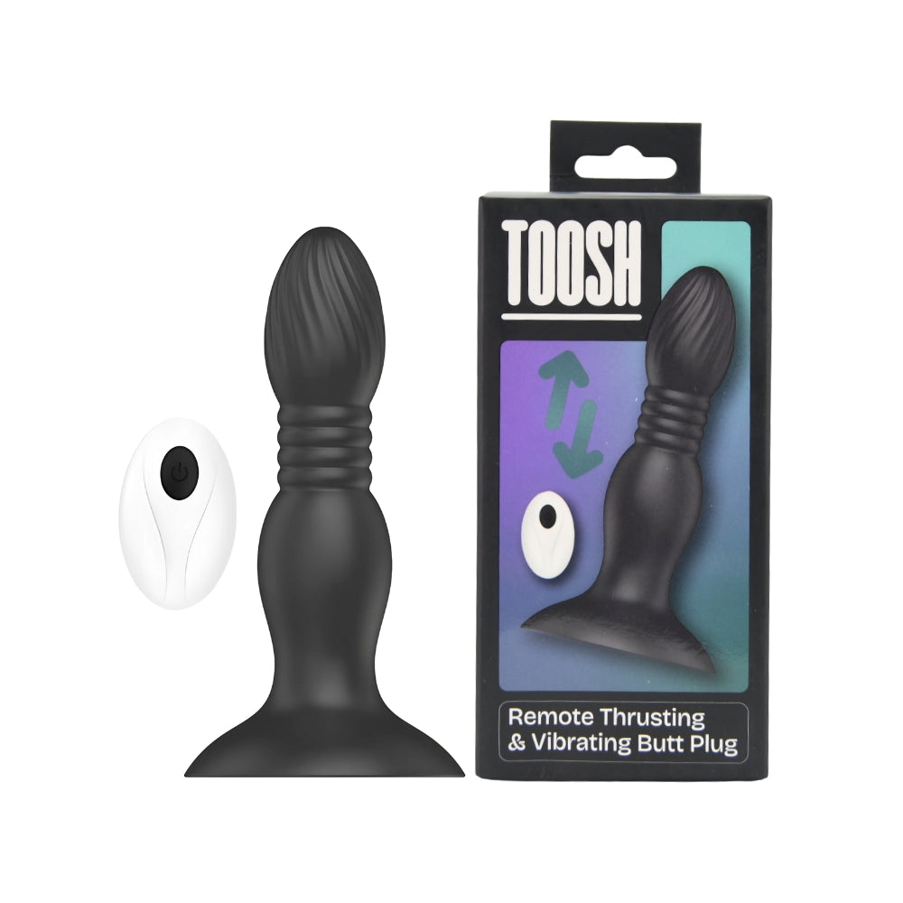 Plug anal vibrant à poussée télécommandé Toosh